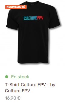 T-shirt Culture FPV - Logo