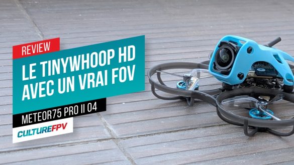 BetaFPV Meteor75 Pro II O4 Wide, tinywhoop 1S avec canopy et module DJI O4 Wide